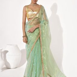 all about you Organza Saree-image-40