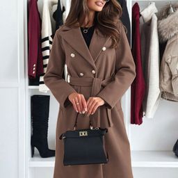 bebe Women Notched Lapel Long Sleeve Coats-picture-40