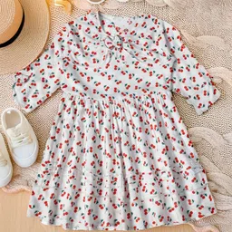 BAESD Print Fit & Flare Dress-picture-55