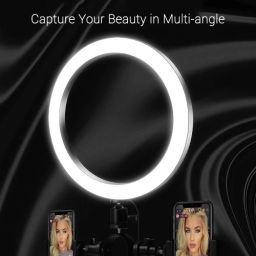 SOJUBA Led Ring Light with Brightness Level for Video Recording Selfie Photo Shoot Tripod Kit-image-30