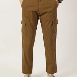 Thomas Scott Men Smart Easy Wash Cargos Trousers-image-60