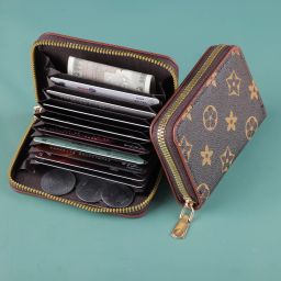 Men & Women Casual, Formal, Trendy Brown Genuine Leather RFID Card Holder-image-45