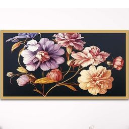 DEKORSTATION Multicoloured 1 Piece Canvas Floral and Botanical Wall Paintings-picture-12