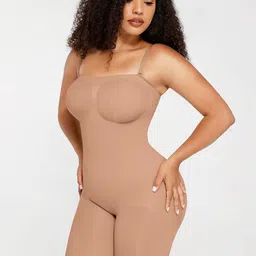 Navvi Adjustable Strap Body Shaper With Thigh Coverage image 2
