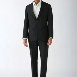 Peter England Self-Design Single-Breasted Two Piece Suits-image-85