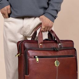 Catelina Men Leather Solid Messenger Bag-image-42