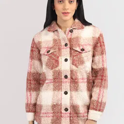 HONNETE Checked Single-Breasted Overcoats-picture-16