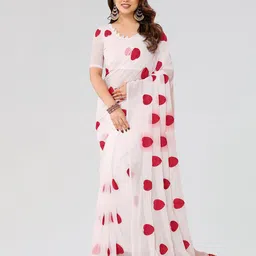 Moda Rapido Geometric Embroidered Saree-image-4