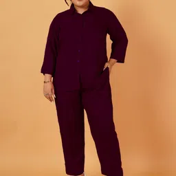ANGOORI FASHION Shirt Collar Pluse Size Shirt & Trousers-image-39