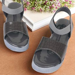 BAESD Girls Textured Flatform with-11