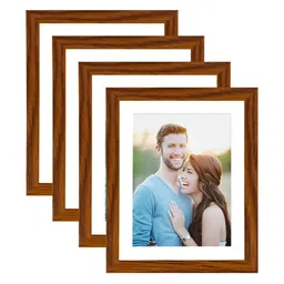 Art Street Brown & White 2 to 4 Pieces Wood Wall Photo Frames-8