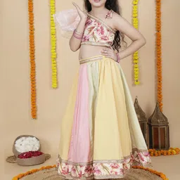Cutiediva Girls Embellished Top with Skirt-image-31