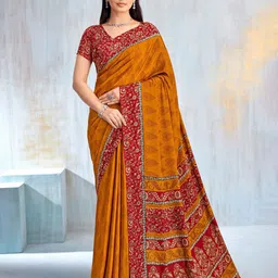 Panzora Floral Poly Chiffon Saree-image-92