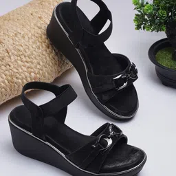 AIWIE Women Open Toe Wedge Heel Sandals-picture-6