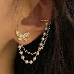 ONUYX Women's Butterfly Shaped Quirky Drop Earrings-54