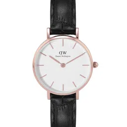 Daniel Wellington Women Dial & Leather Textured Straps Analogue Watch DW00100229K-16