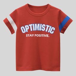 LULU & SKY Boys Typography Printed Applique T-shirt-picture-21