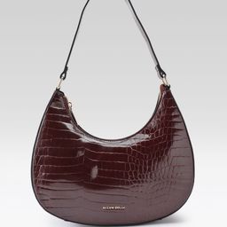 Allen Solly Croc Textured Baguette Shoulder Bag-picture-47