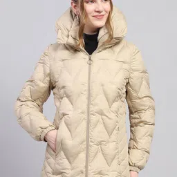 Monte Carlo Women Solid Hooded Puffer Jacket-picture-48