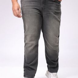 Hardsoda by The Indian Garage Co Men Slim Fit Mid-Rise Light Fade Stretchable Jeans-image-71