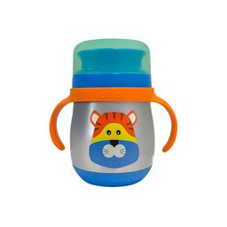 Rabitat Kids Blue Stainless Steel Printed First Step Sipper Water Bottle 360ml-image-12