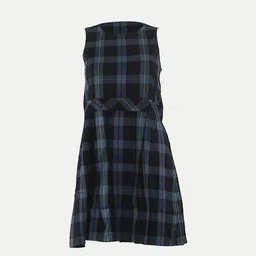 BAESD Checked Fit & Flare Dress-image-80
