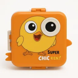 Super Chic Orange Stainless Steel Bento Lunch Box – 3-Compartment 1 Containers Lunch Box-image-100