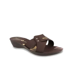 Aeroblu Women Printed Smart Casual Open Toe Flats-image-60