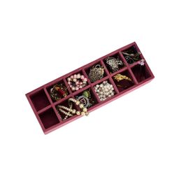 AZYEEA Pink Set of 1 Regular Jewellery Organiser Organisers-image-48