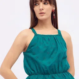 DressBerry Women Self Design Cotton Peplum Top-picture-44