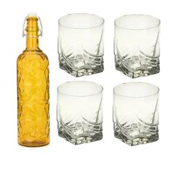 SOMIL Yellow Glass Airtight Can Bottle-image-94
