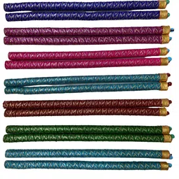 BAISA Set Of 14 Lace Garba & Dandiya Dance Sticks-picture-7