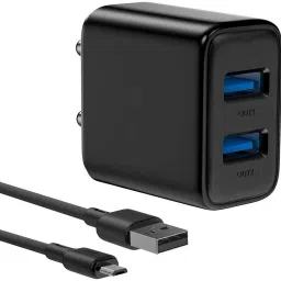 Wall Charger Accessory Combo for Compatible for Realme C25 Realme 8 Pro Realme C21 Realme Narzo 30A Dual USB Fast charger-2