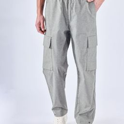 Tailoraedge Men Relaxed Convertible Cargos Trousers-image-83