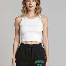 Mad Over Print Women Regular Fit Mid-Rise Cotton Shorts-image-47