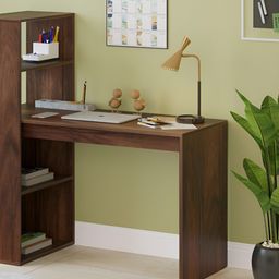 bluewud Radisso Brown Wooden Floor Standing Study Table-image-26