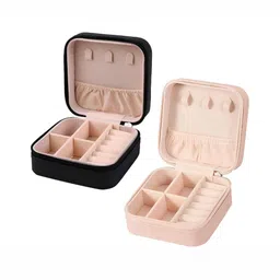 Virtuous Pink Set of 2 Water Resistant Jewellery Organiser Organisers-picture-33