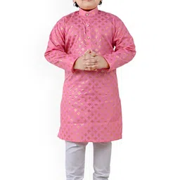Arshia Fashions Boys Ethnic Motifs Printed Regular Kurta with Pyjamas-52