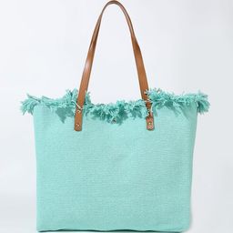 LULU & SKY Oversized Half Moon Handheld Bag with Bow Detail-image-5