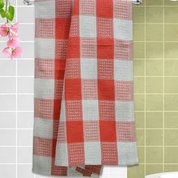 Athom Living Green & Blue Printed Cotton 210 GSM Bath Towel-image-15