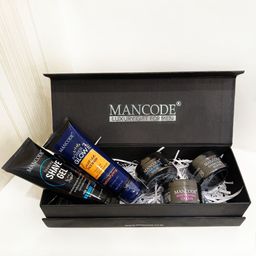 MANCODE Face Wash, After Shave Balm, Charcoal Scrub, Cream & Foaming Shave Gift Set-18