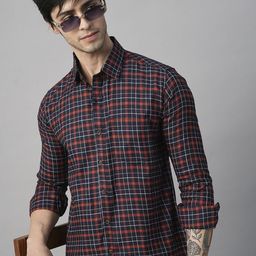 TRYBUY.IN Men Standard Buffalo Checks Opaque Checked Casual Shirt-image-98