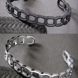 The Roadster Lifestyle Co Men Set Of 2 Rhodium-Plated Open Cuff Bracelets-image-78