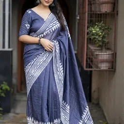 Panzora Batik Chanderi Saree-image-5