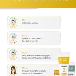 PORES Be Pure Vitamin C Face Wash For Dark Spots - 100ml image 5