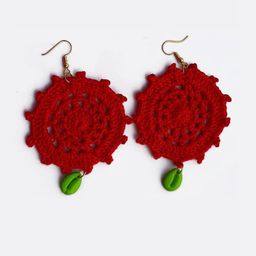 My Little Princess Circular Drop Earrings-image-59