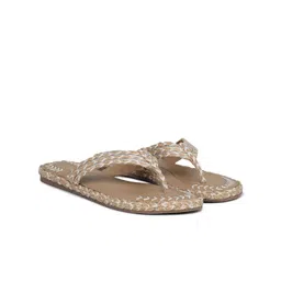 Shezone Women Open Toe Flats with Embroidered-5