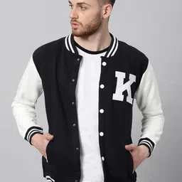Be Savage Men Windcheater Outdoor Varsity Jacket with Embroidered-image-24