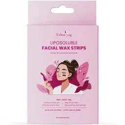 URBANYOGLiposoluble Facial Wax Strips For Smooth & Gentle Skin - 20 Strips-45