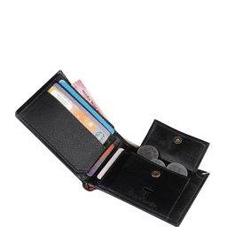 TEMIER Men Printed Canvas Two Fold Wallet image 2